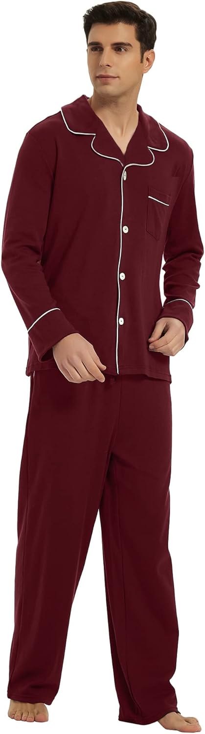 Heren Pyjama Set Comfortabel Klassiek 9