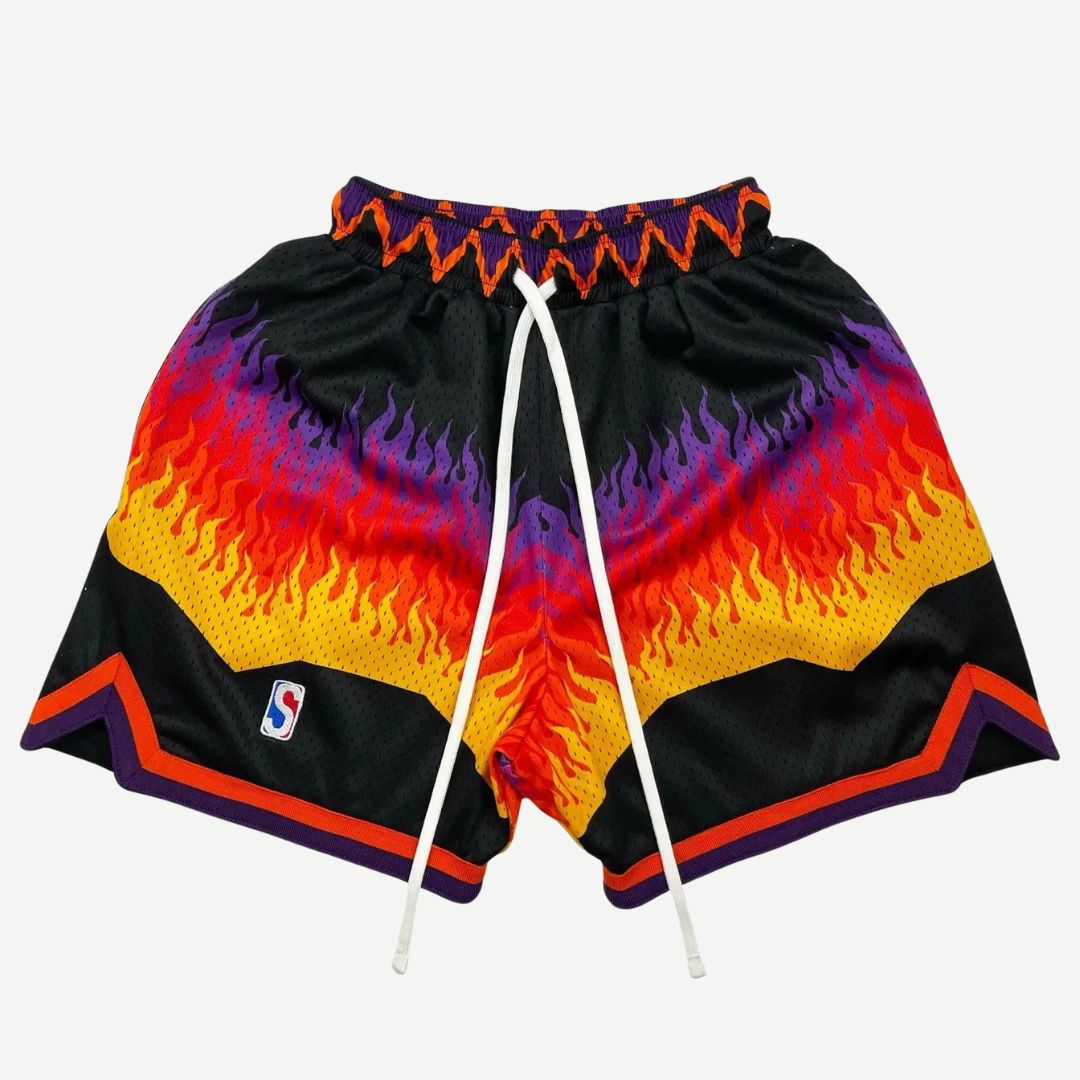 Heren Retro Basketbal Shorts Vintage Stijl 2