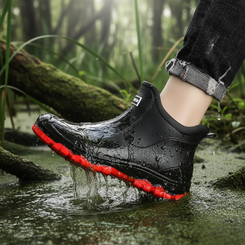Heren Rubberlaarzen Waterdicht Enkelhoog voor Buitenactiviteiten 3