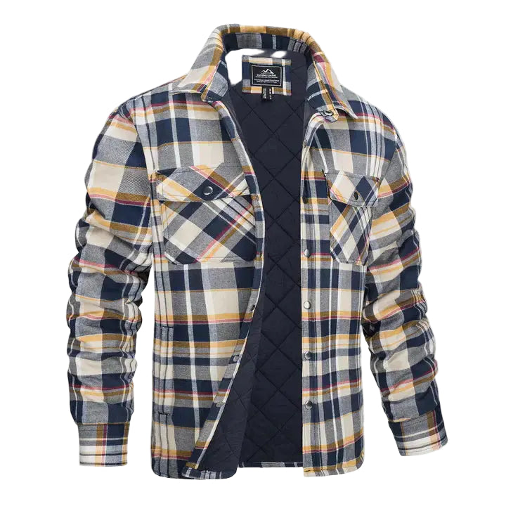 Heren Ruitjes Blazer met Lange Mouwen 0