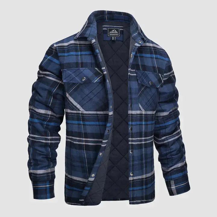 Heren Ruitjes Blazer met Lange Mouwen 11