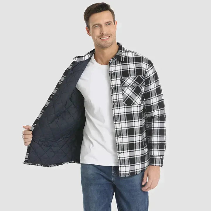 Heren Ruitjes Blazer met Lange Mouwen 2