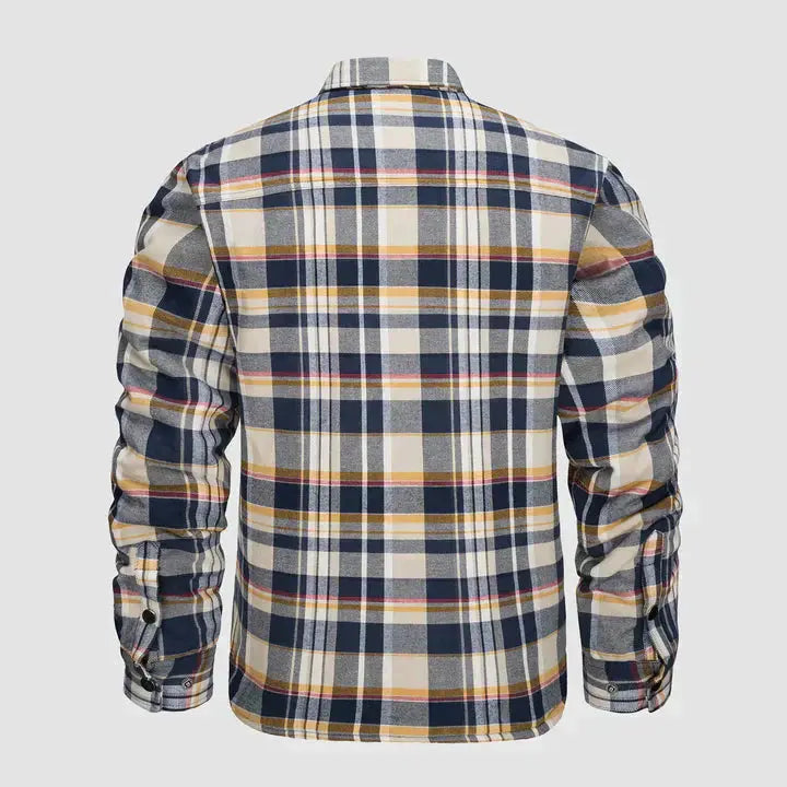 Heren Ruitjes Blazer met Lange Mouwen 3
