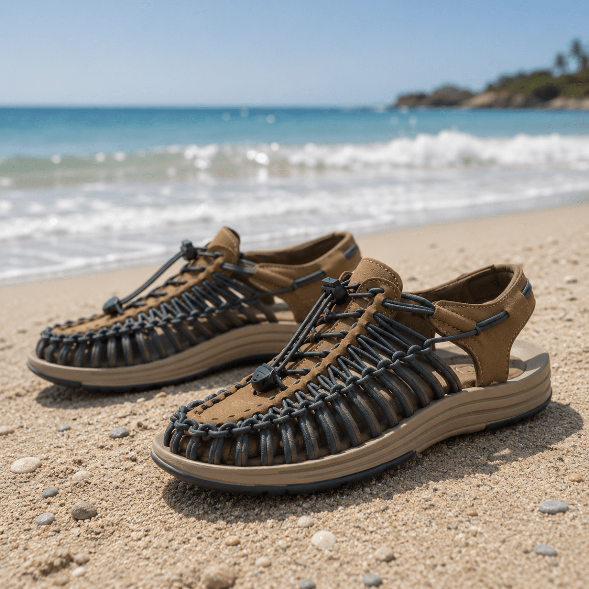 Heren Sandalen Lichtgewicht Flexibel Comfort 2