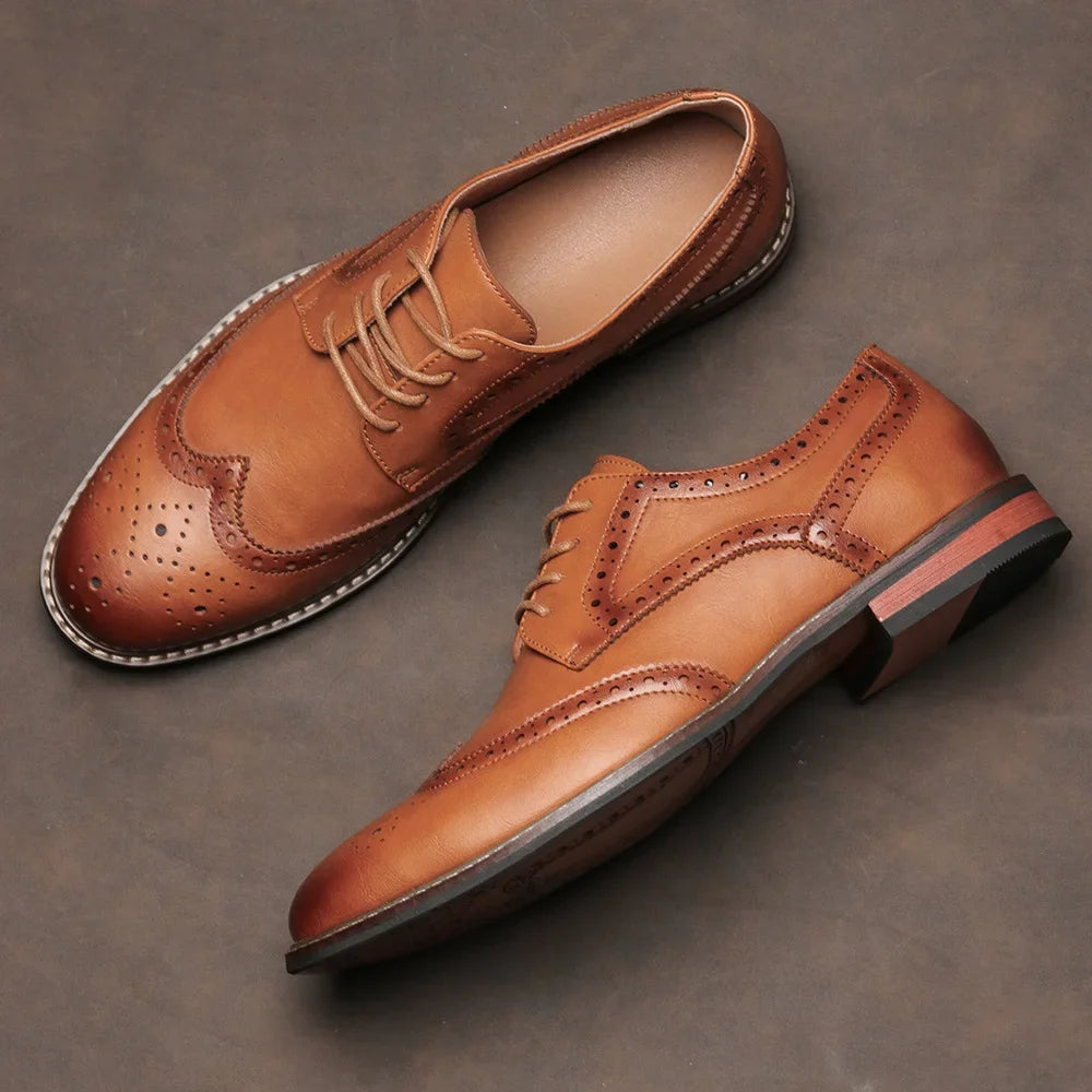Heren Schoenen Brogue Dresschoenen Voor Bruiloften En Sociale Gelegenheden 0