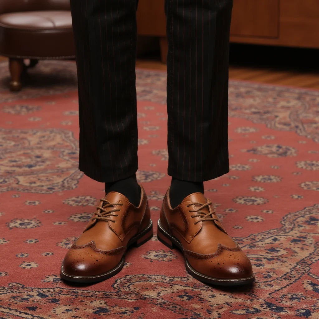 Heren Schoenen Brogue Dresschoenen Voor Bruiloften En Sociale Gelegenheden 3