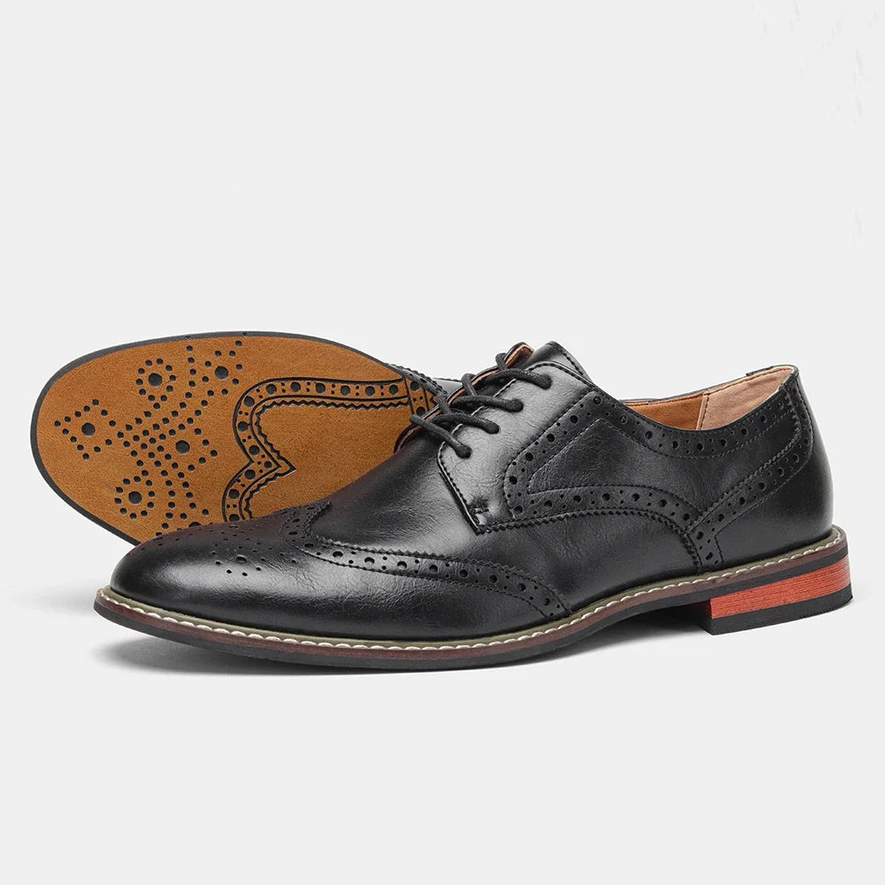 Heren Schoenen Brogue Dresschoenen Voor Bruiloften En Sociale Gelegenheden 8