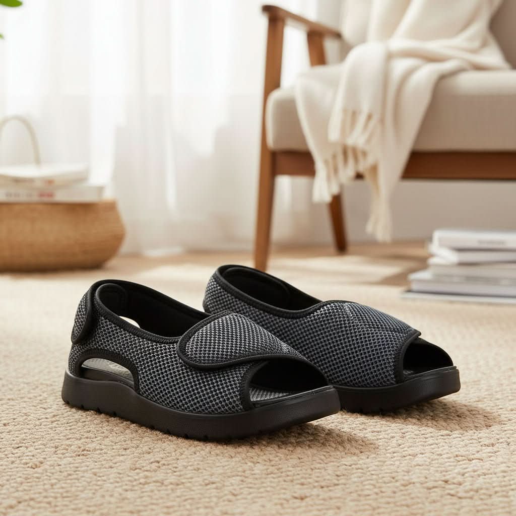 Heren Schoenen Comfort met Extra Brede Pasvorm Ademend 1
