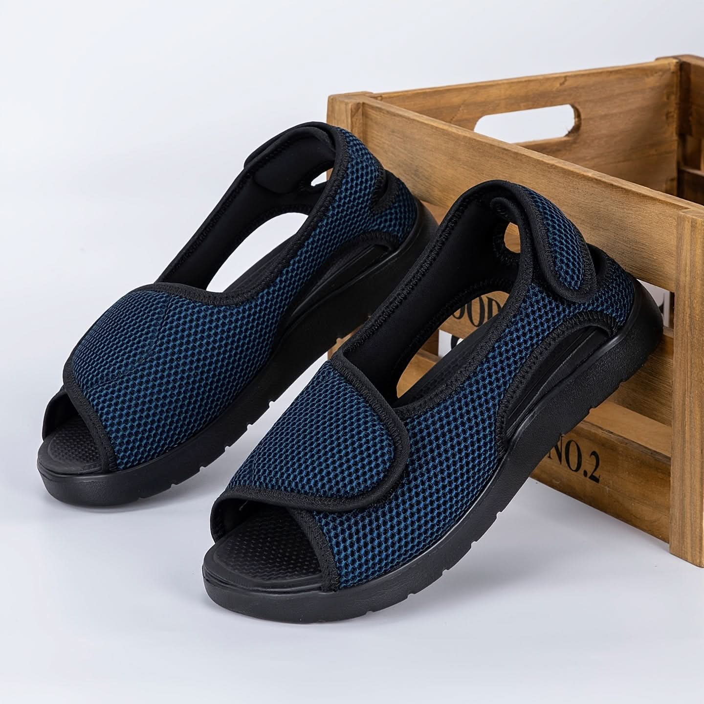 Heren Schoenen Comfort met Extra Brede Pasvorm Ademend 8