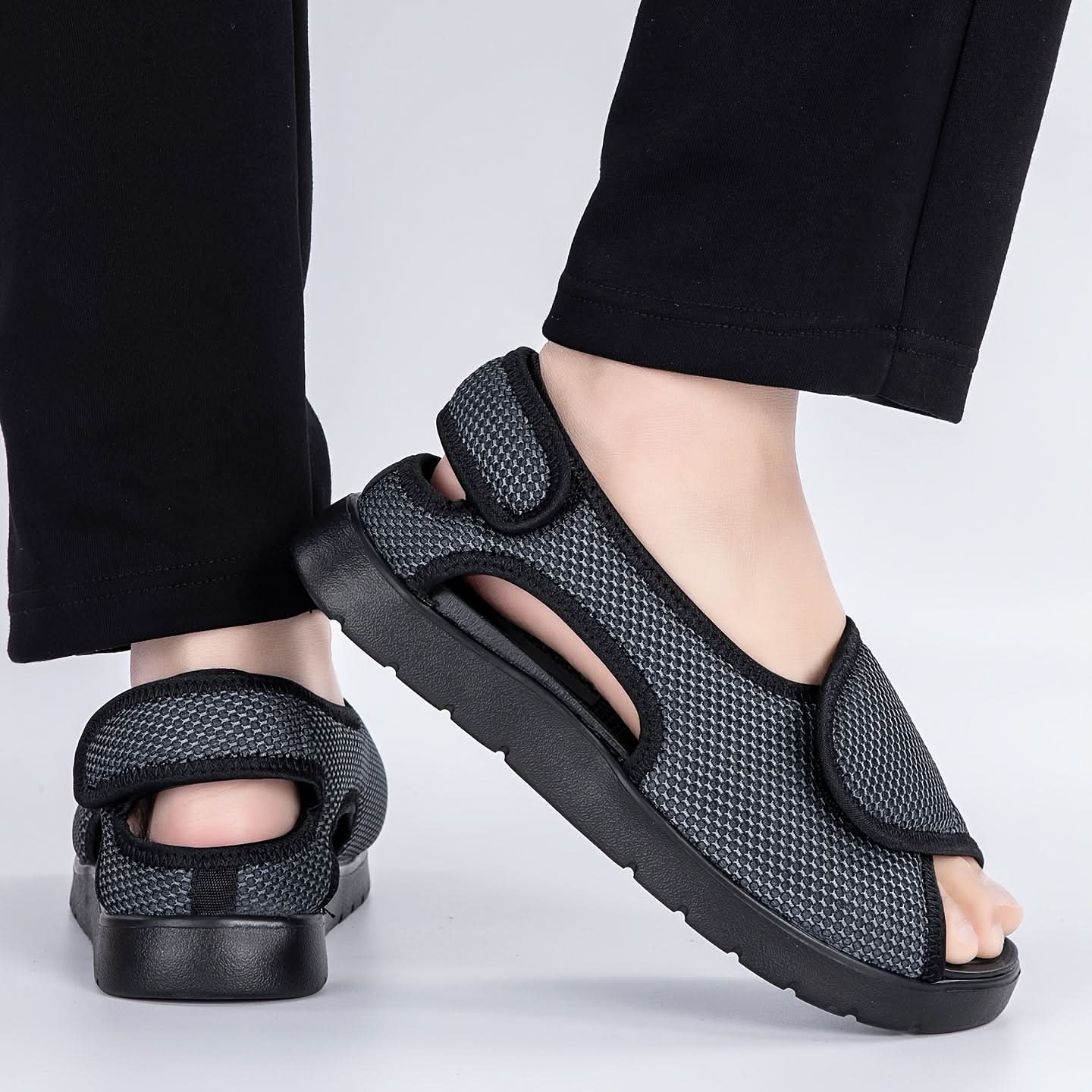 Heren Schoenen Comfort met Extra Brede Pasvorm Ademend 9