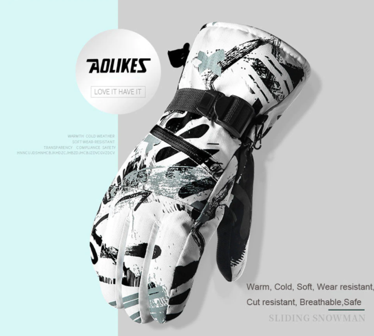 Heren Skihandschoenen Waterdicht Met Touchscreen-Compatibiliteit 8