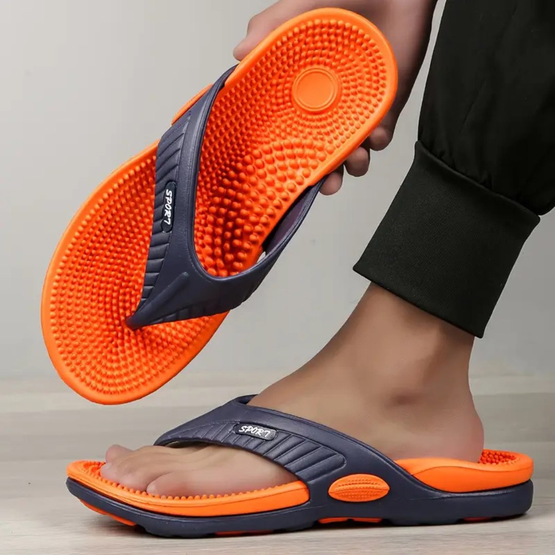 Heren Slippers Acupressuurmassage Sportief Ontwerp 0