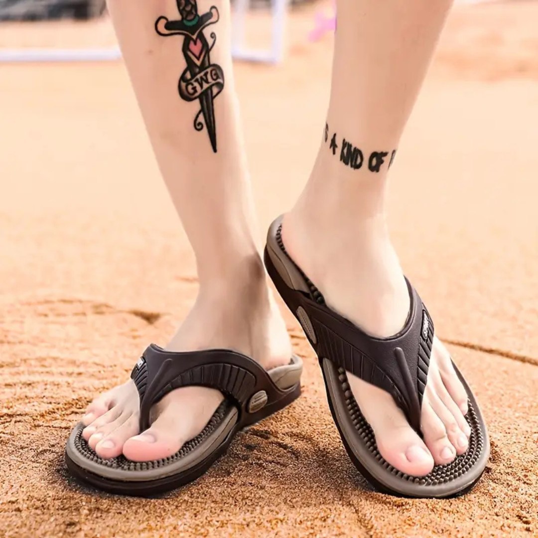 Heren Slippers Acupressuurmassage Sportief Ontwerp 10