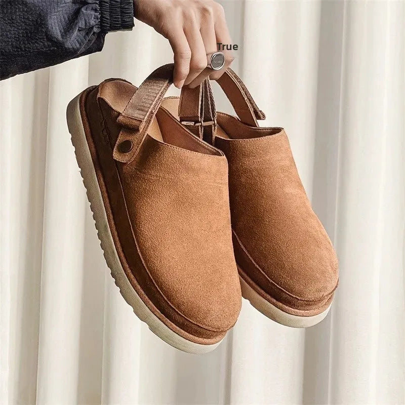 Heren Slippers Dikke Zool Casual Stijl voor Thuis en Buitengebruik 3