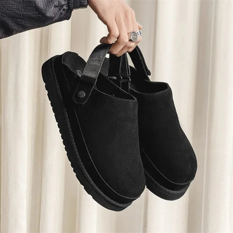 Heren Slippers Dikke Zool Casual Stijl voor Thuis en Buitengebruik 4