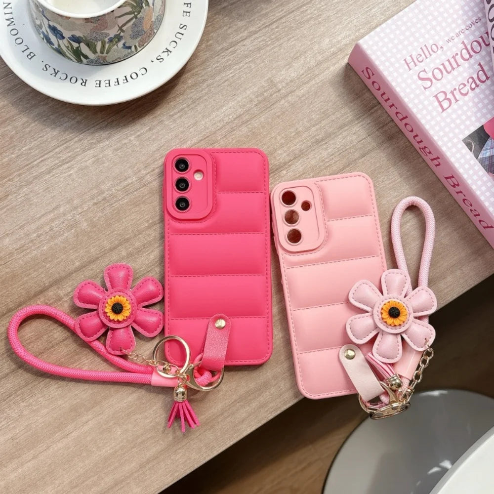 Heren Smartphone Hoesje Met Zonnebloem Design 1