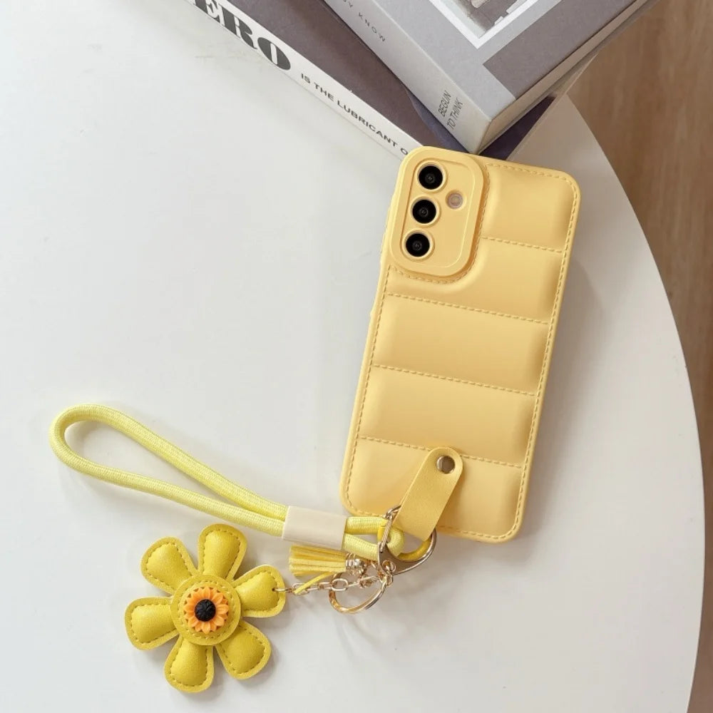 Heren Smartphone Hoesje Met Zonnebloem Design 11