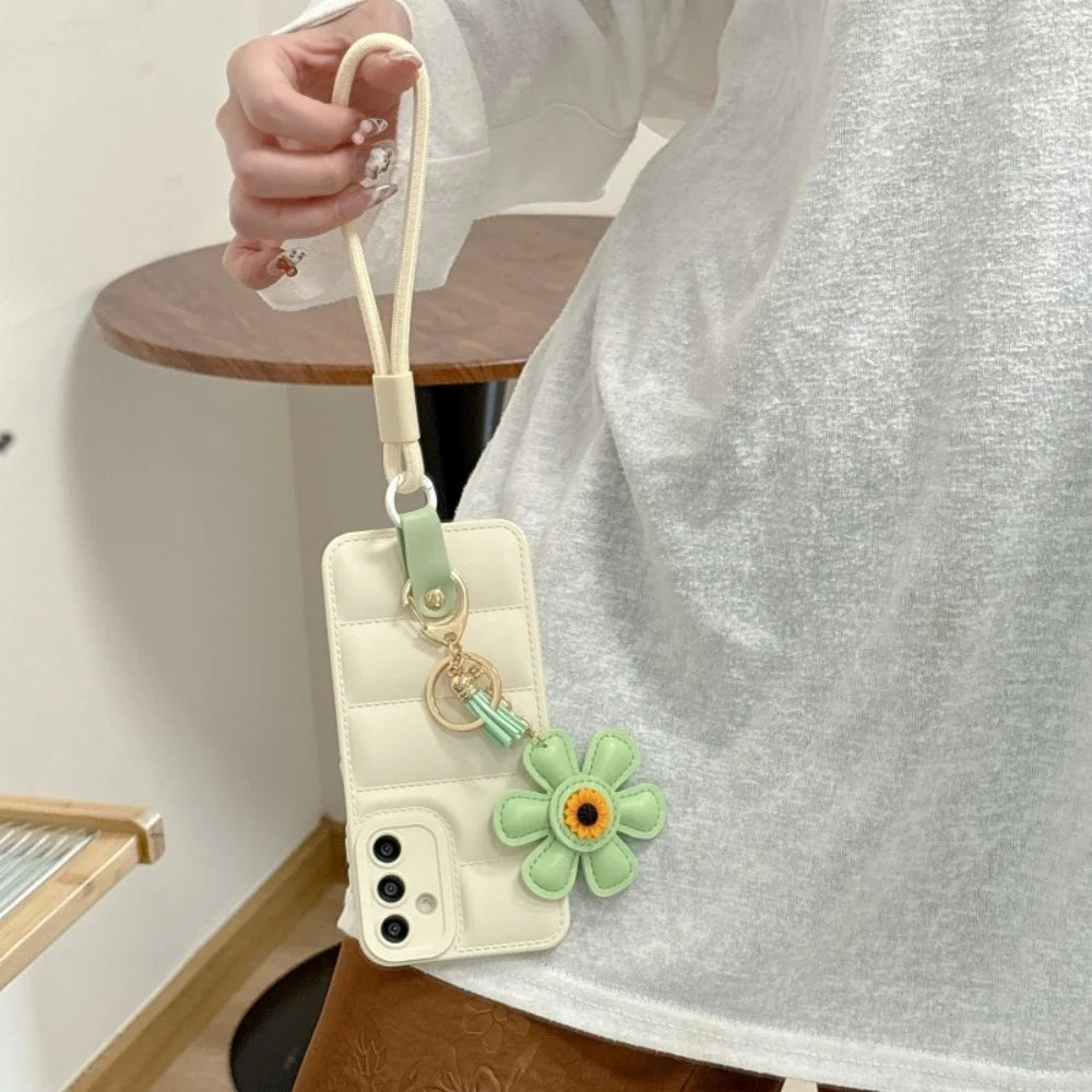 Heren Smartphone Hoesje Met Zonnebloem Design 2