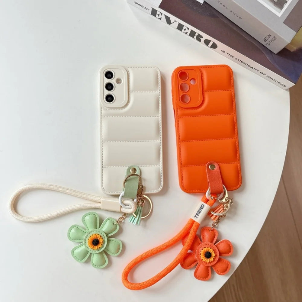 Heren Smartphone Hoesje Met Zonnebloem Design 3