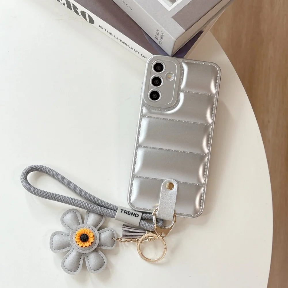 Heren Smartphone Hoesje Met Zonnebloem Design 6