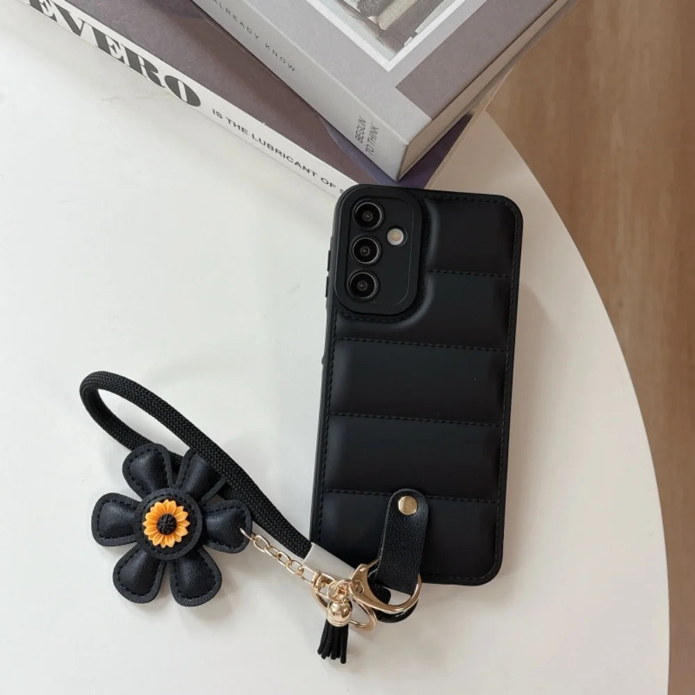 Heren Smartphone Hoesje Met Zonnebloem Design 8