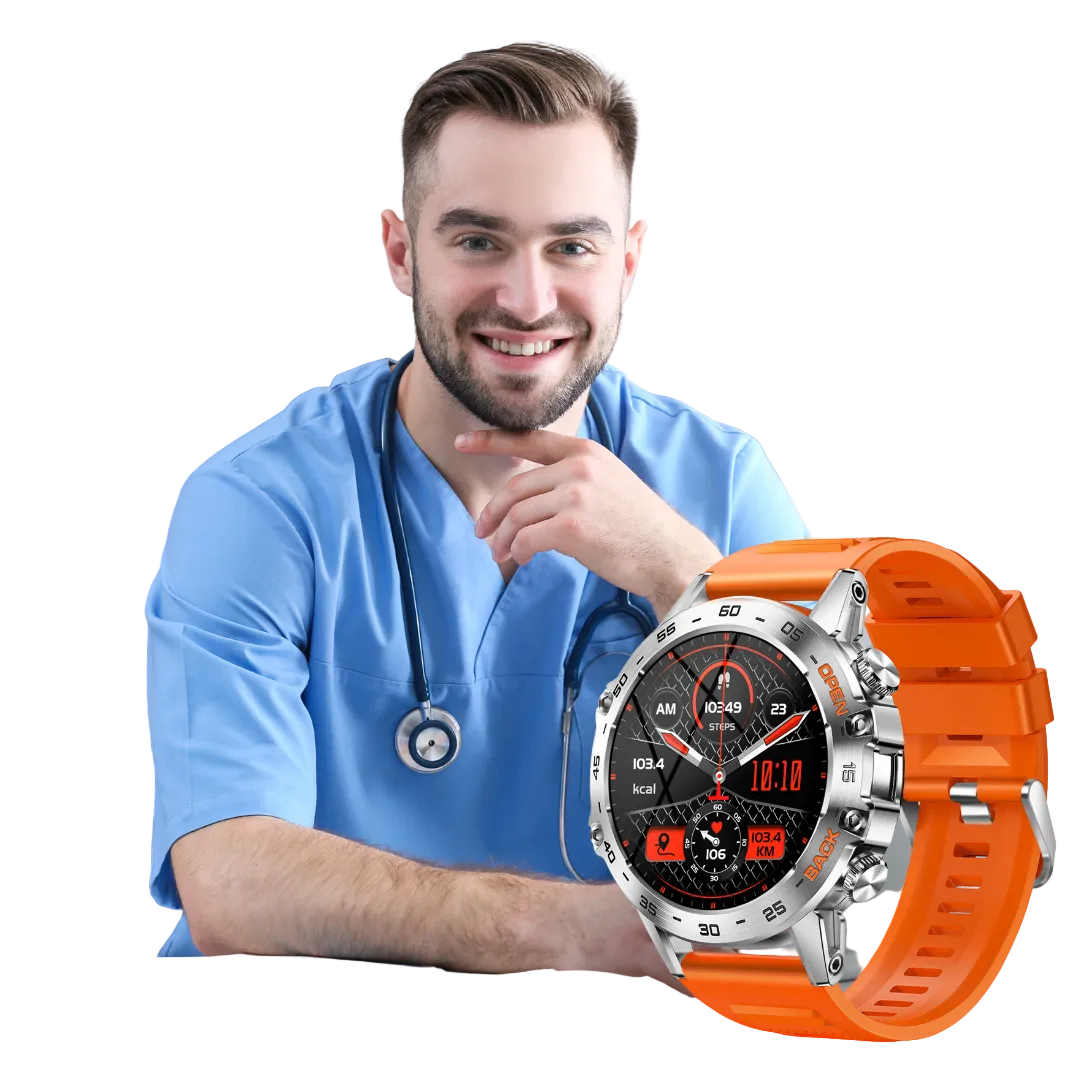 Heren Smartwatch Robuust met Hartslagmeter 6