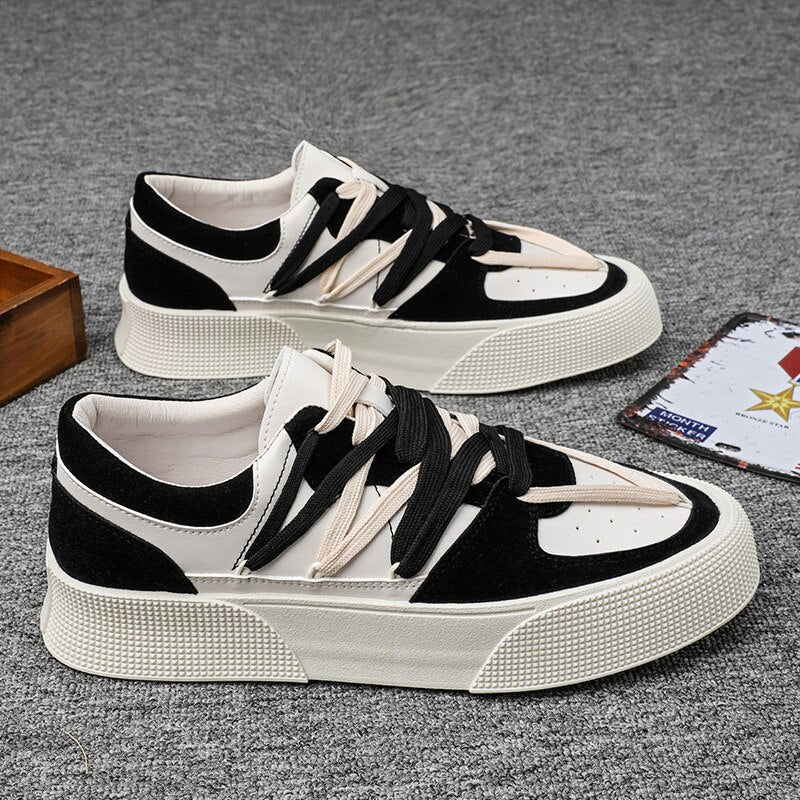 Heren Sneakers Platform Vegan PU Leer 2