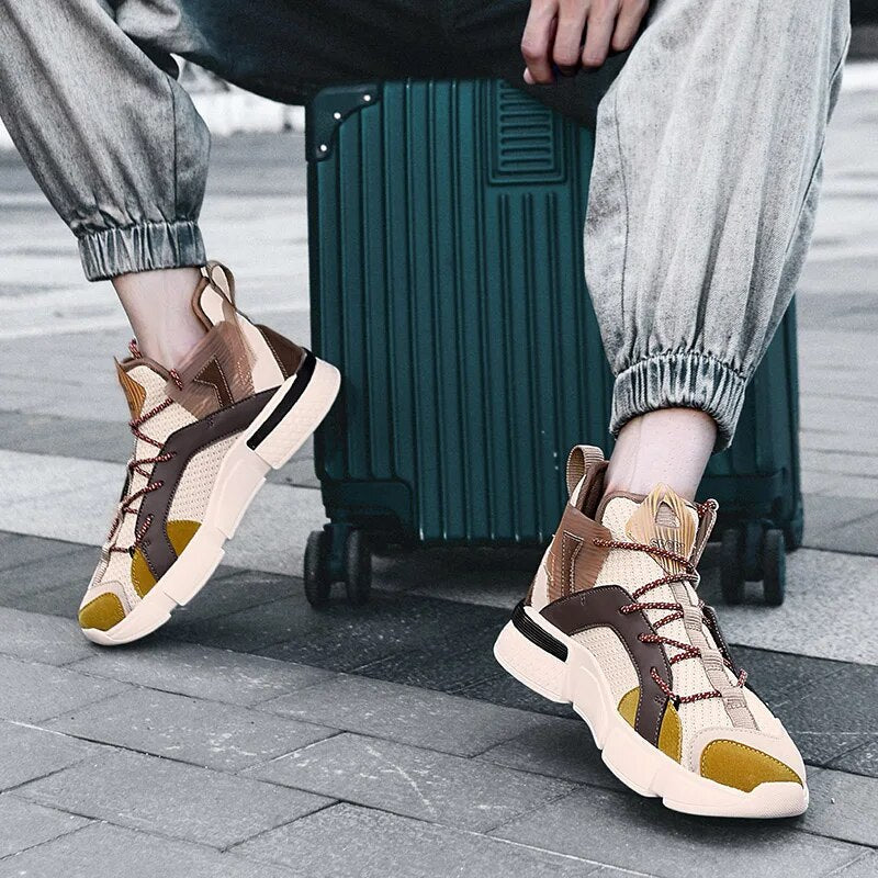 Heren Sneakers Urban Design Ademend Katoen 5