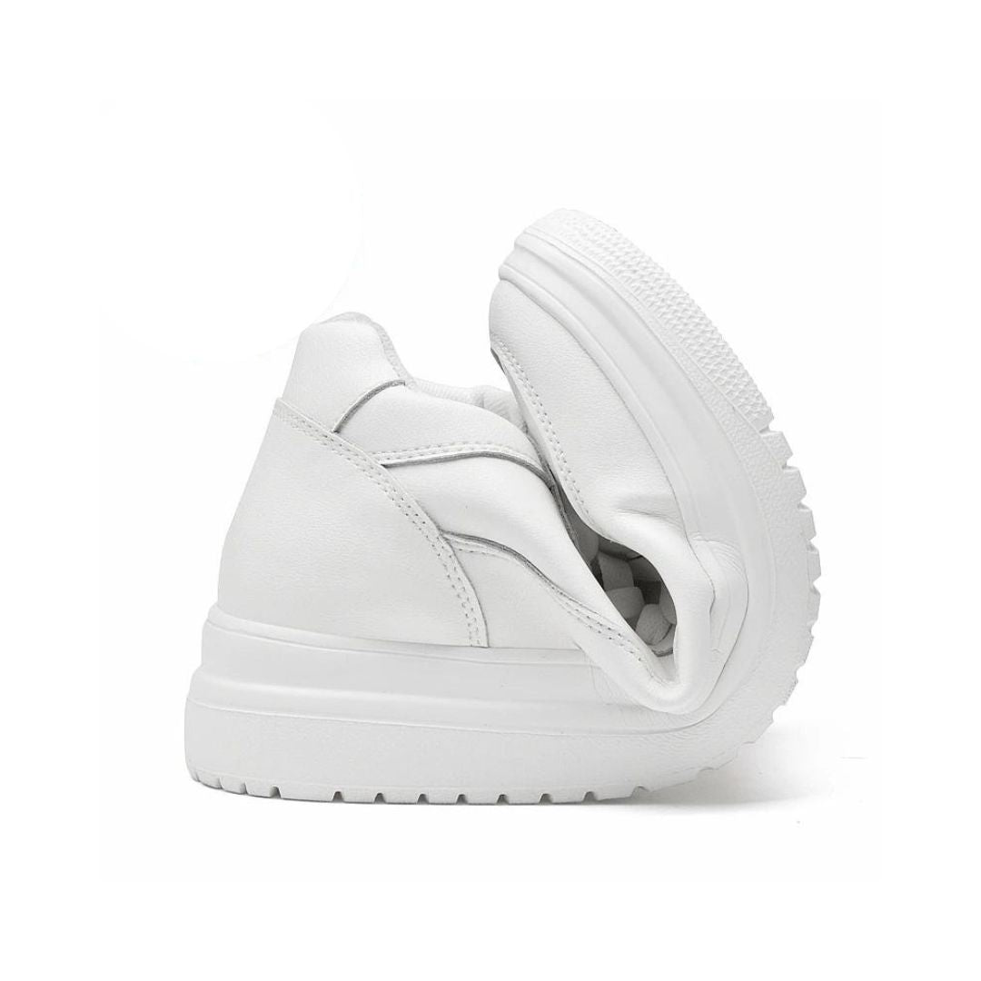 Heren Sneakers Verhoogd Casual Minimalistisch PU Leer 5