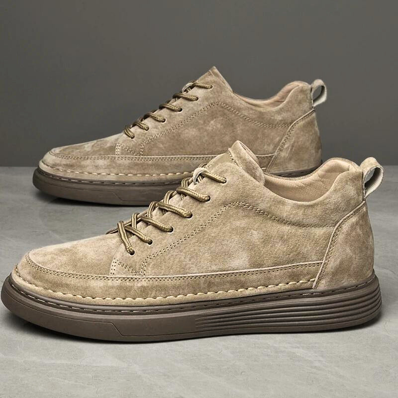 Heren Sneakers van Italiaans Leer met Comfortabele EVA Tussenzool 1