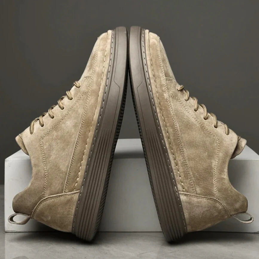 Heren Sneakers van Italiaans Leer met Comfortabele EVA Tussenzool 2