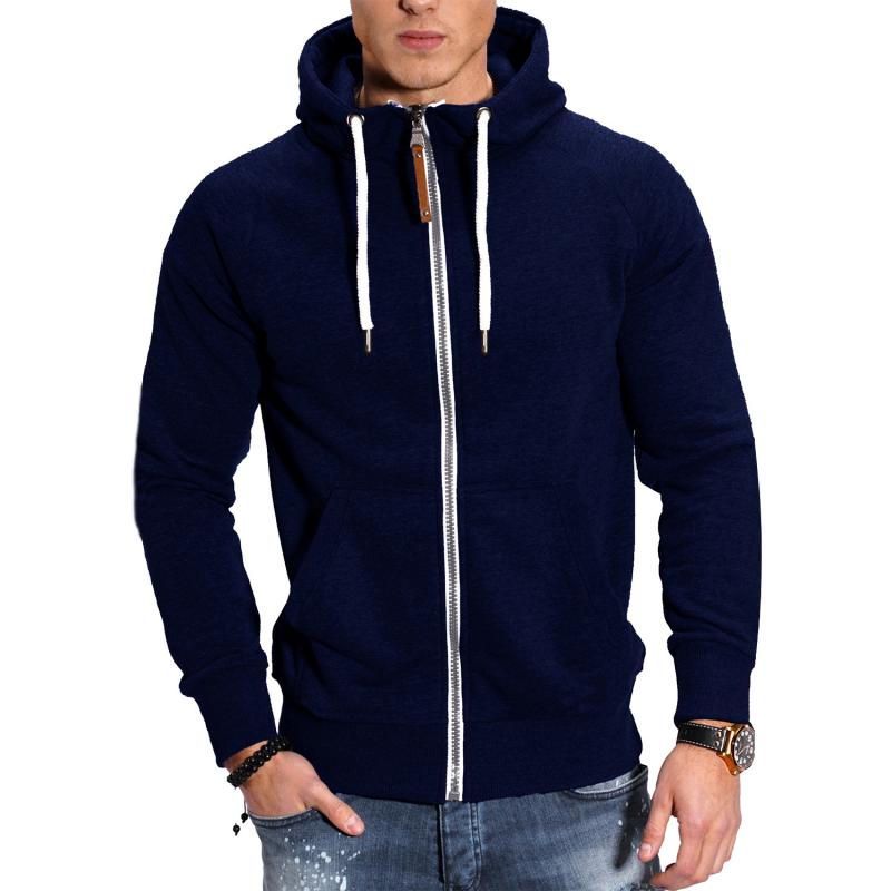 Heren Sportieve Jas met Kap en Raglan Mouwen 9