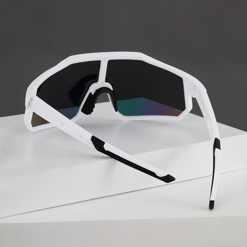 Heren Sports Shield Zonnebril Aerodynamisch Design 3