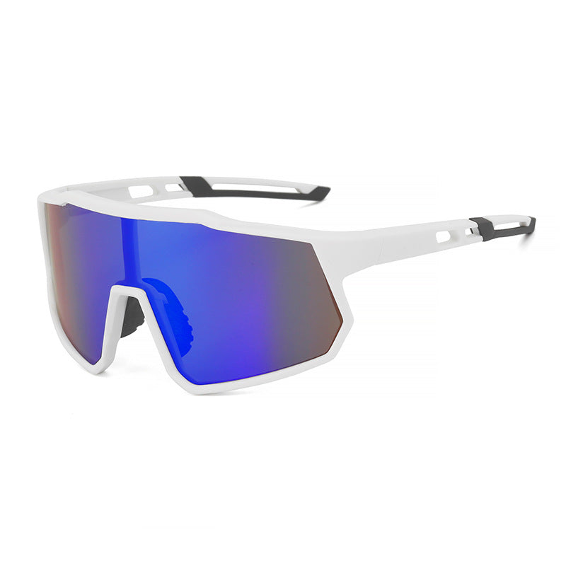 Heren Sports Shield Zonnebril Aerodynamisch Design 6