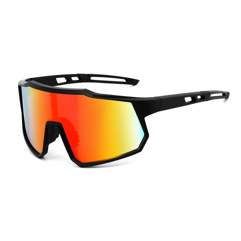 Heren Sports Shield Zonnebril Aerodynamisch Design 8