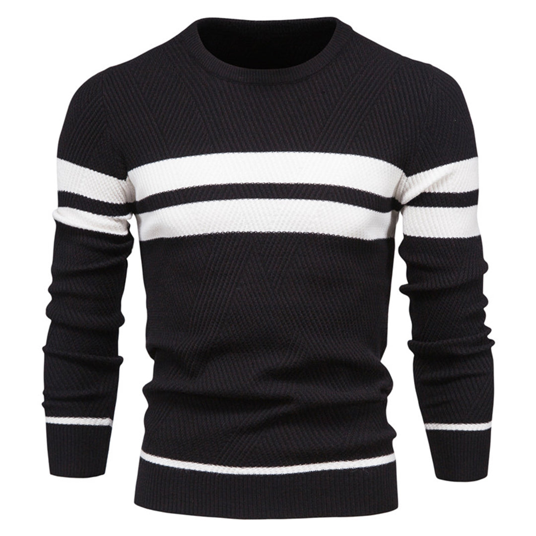 Heren Sweater Casual O-hals Katoenmix 2
