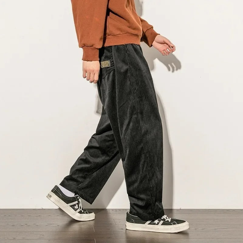 Heren Sweatpants Comfortabele Katoen Corduroy Casual 2