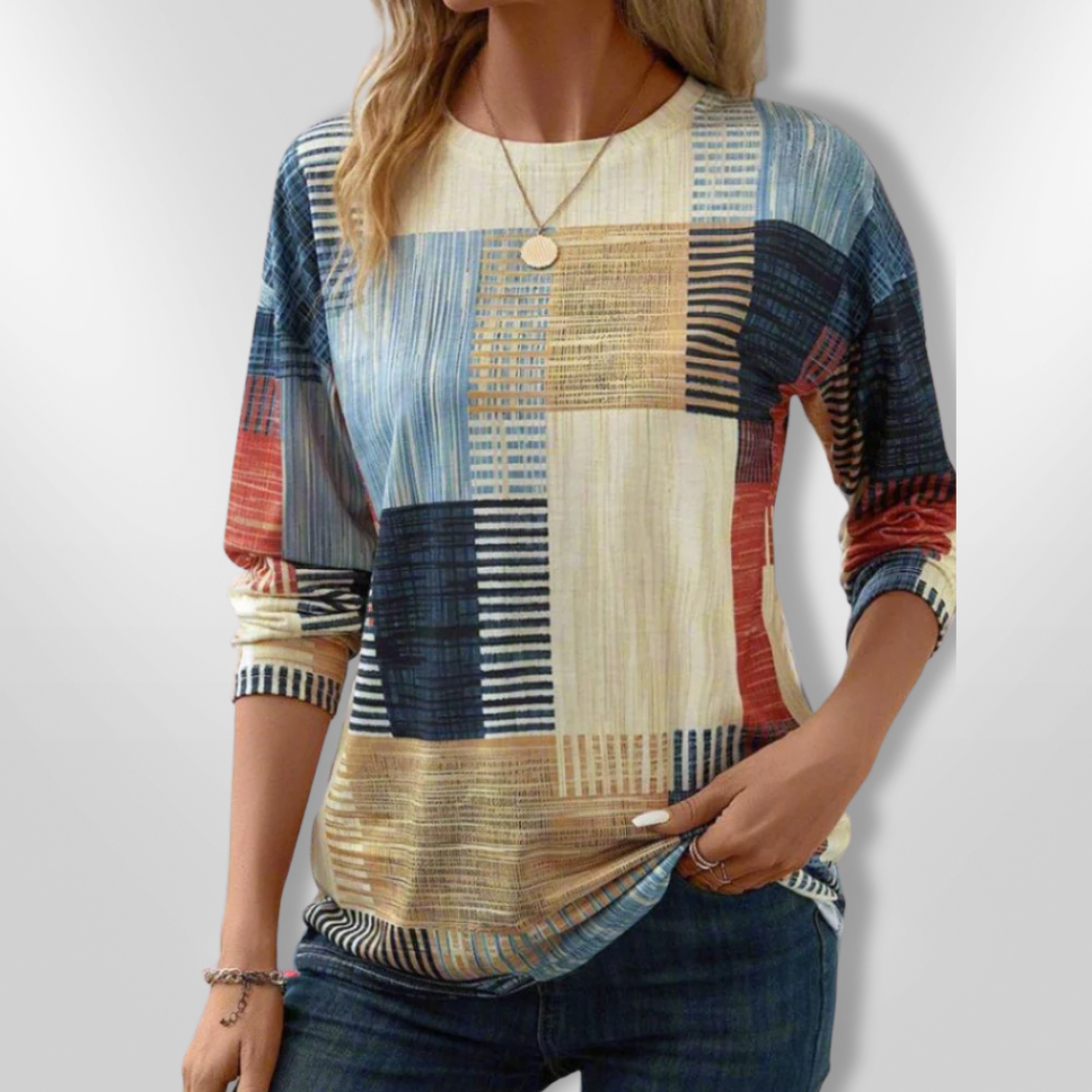 Heren T-shirt Geometrisch Patroon Casual Katoen 1