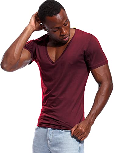 Heren T-shirt V-hals Casual Stijl 5