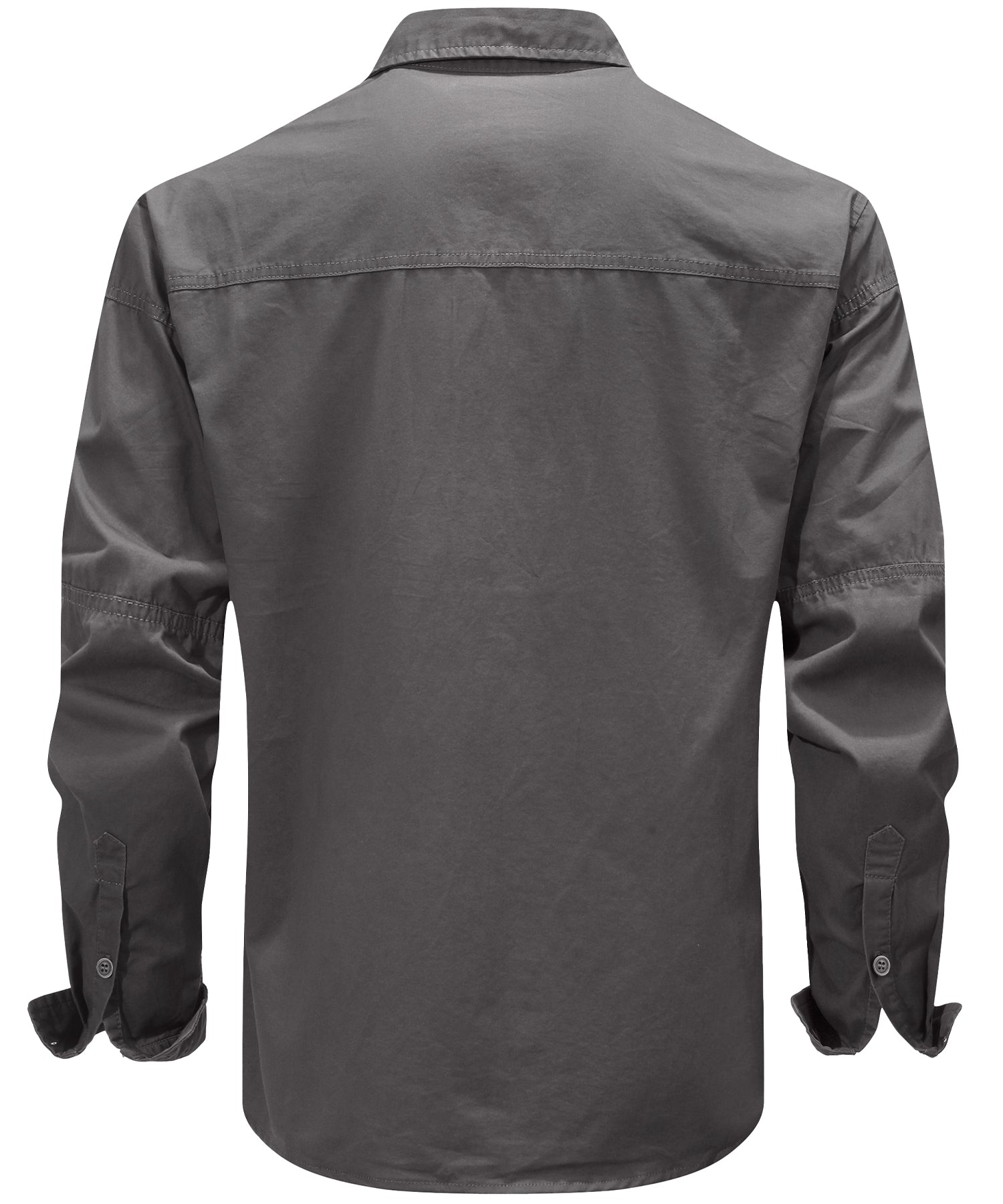 Heren T Shirt Lichtgewicht Katoen Outdoor Met Borstzakken 8