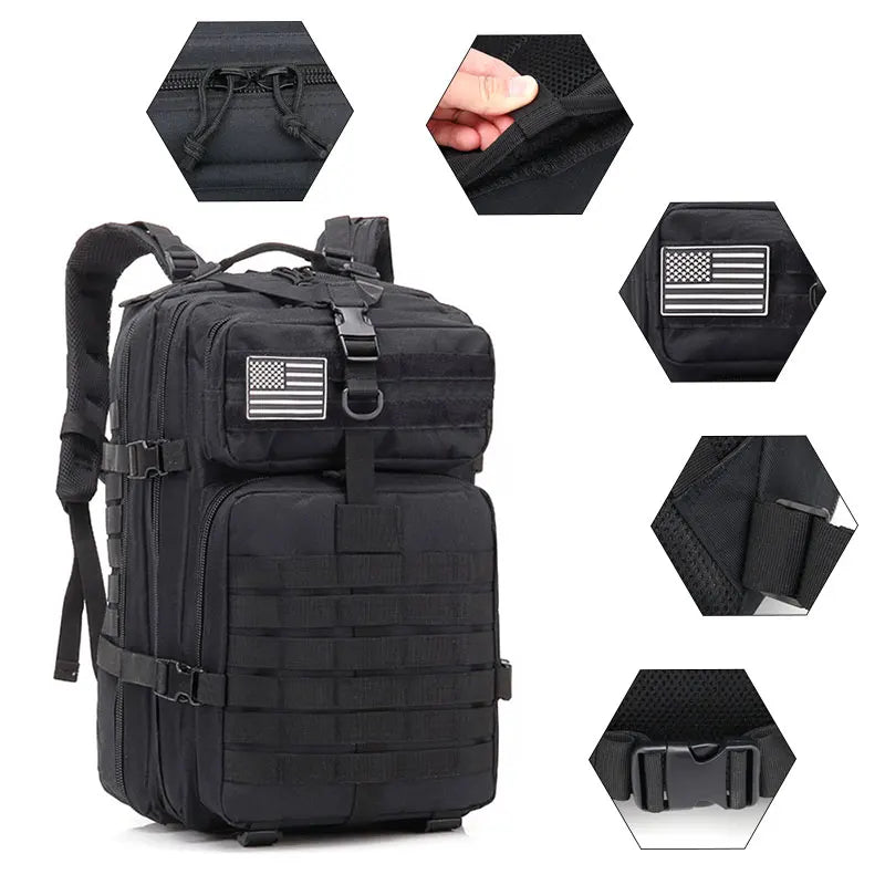 Heren Tactische Rugzak 50L Outdoor Stijl 5