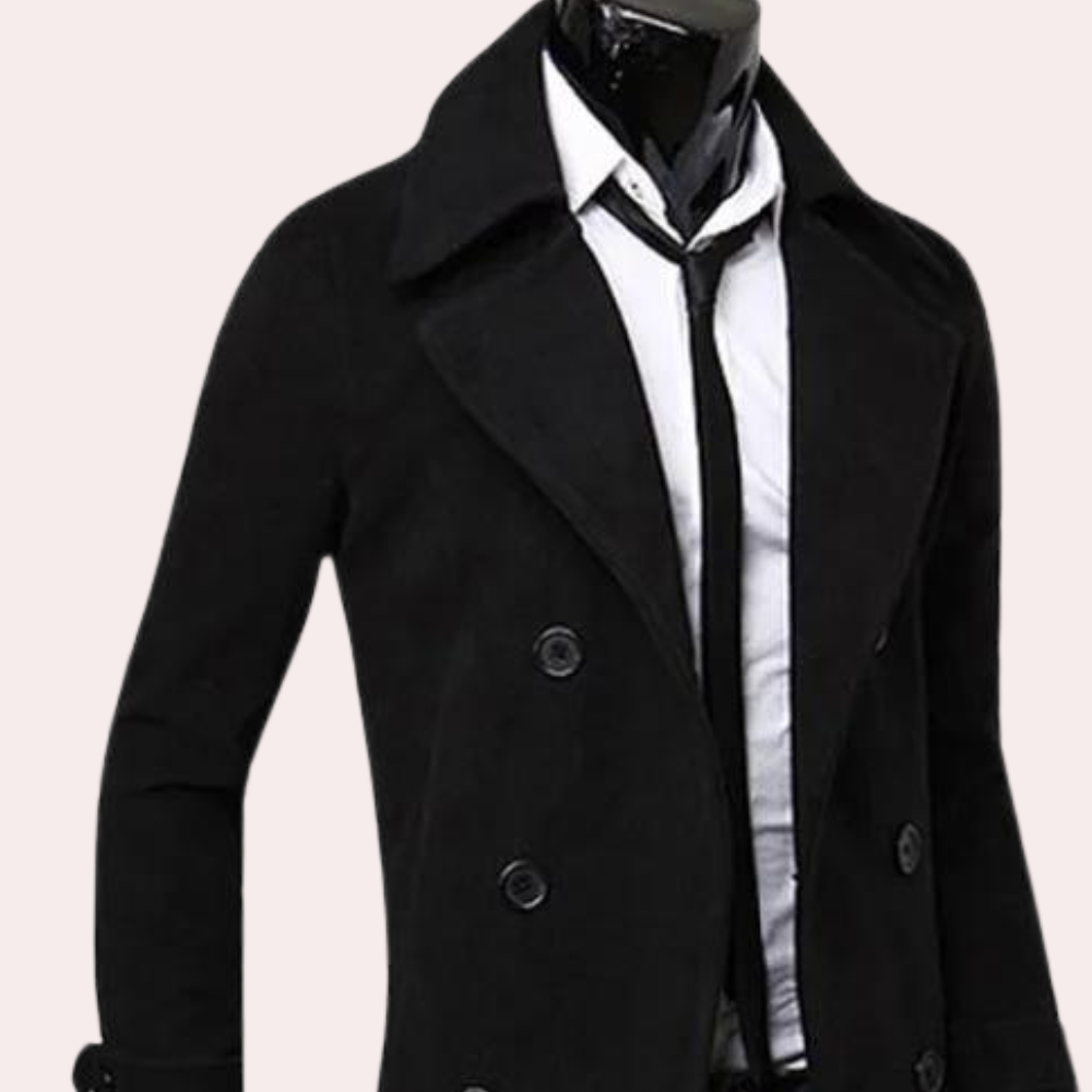 Heren Trenchcoat Dubbelgeknoopt 2