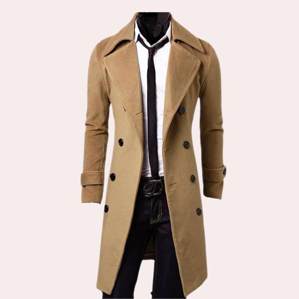 Heren Trenchcoat Dubbelgeknoopt 3