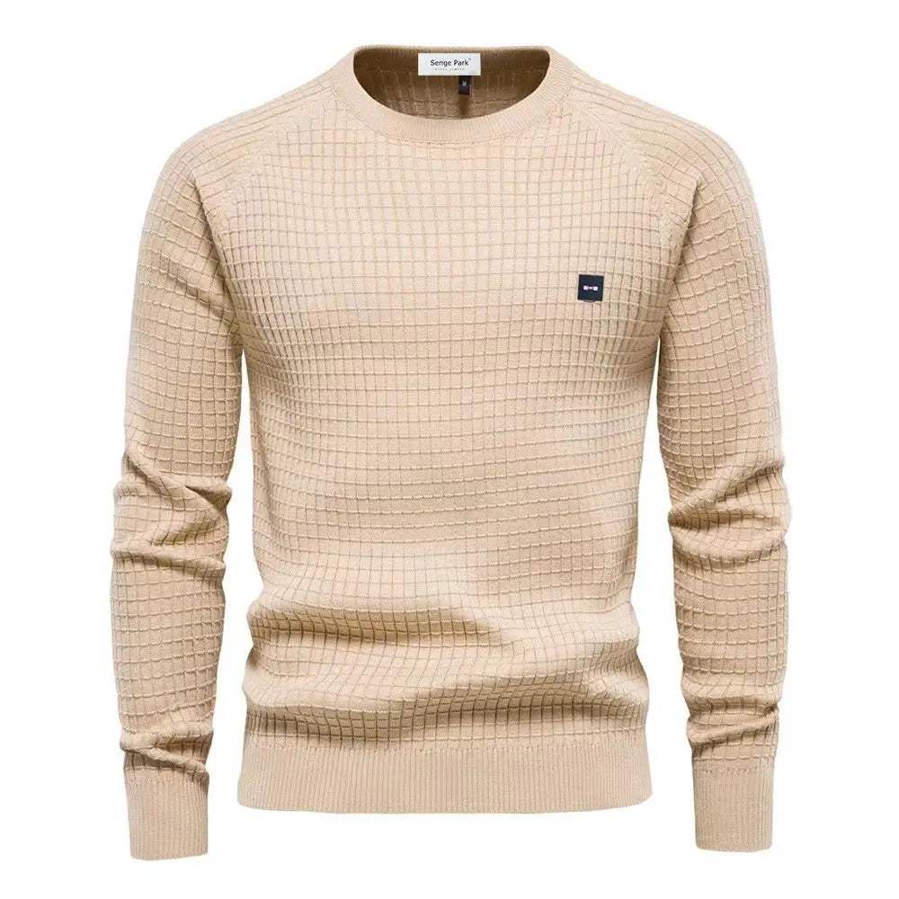 Heren Trui Comfortabel Minimalistisch Design 12