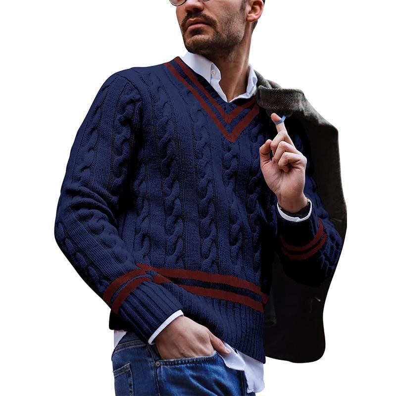 Heren Trui Gebreid Casual voor Herfst 3