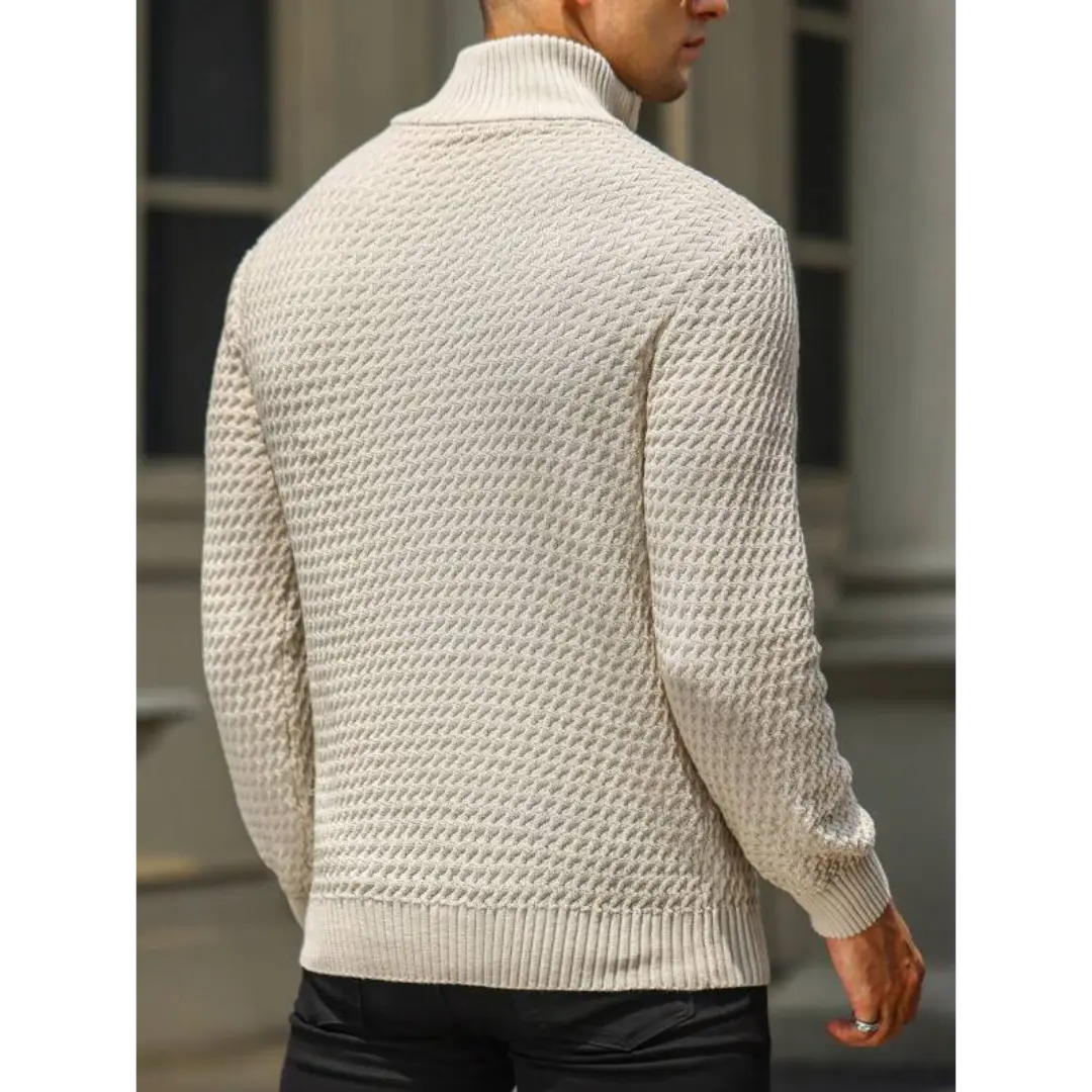 Heren Trui Zip-Up Moderne Pasvorm Casual en Formeel 6