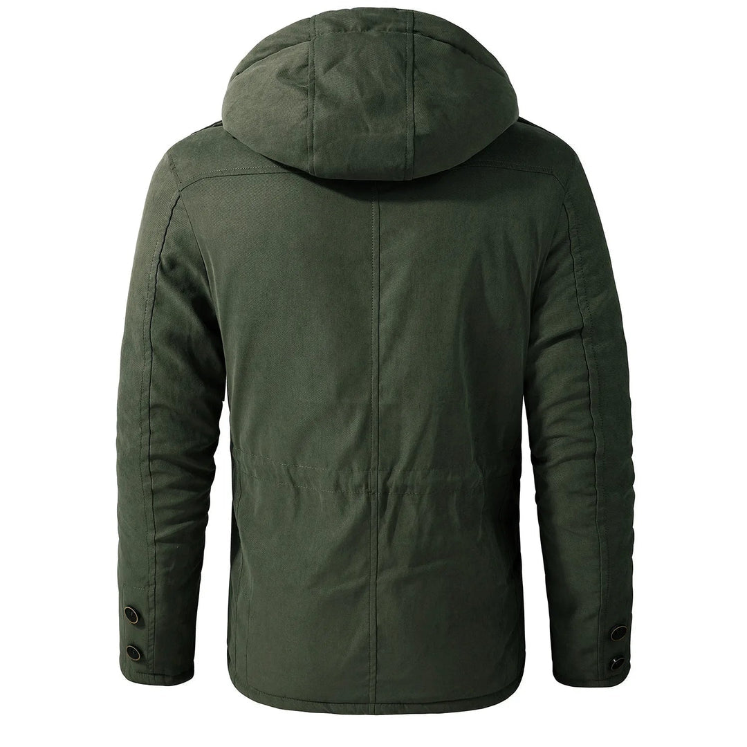 Heren Utility Jacket Met Kap – Weerbestendig – Multi-Pocket 3