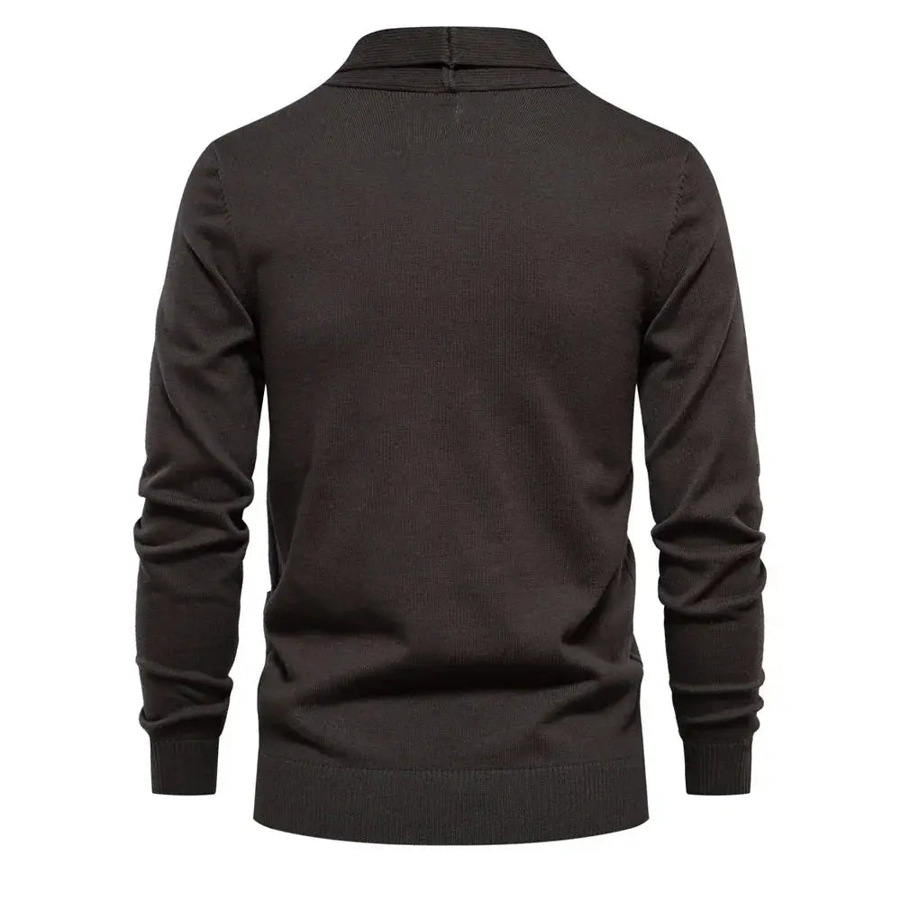 Heren V reversible coltrui met sjalstiksel 2