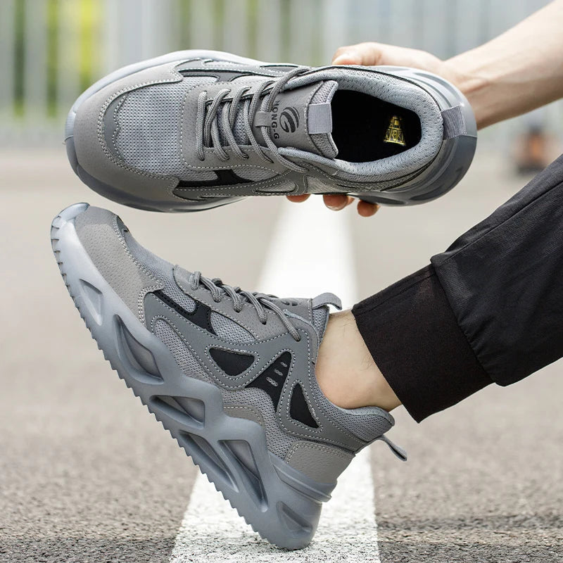 Heren Veiligheidsschoenen S3 Tactisch met Stalen Teen en Antislip Zool 4