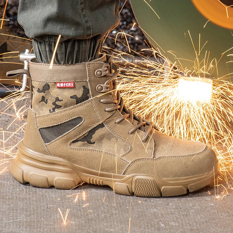 Heren Veiligheidsschoenen S3 Tactische Sneakers met Stalen Neus 1